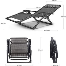 IIPOSAQQ Folding Recliner Garden Chair Leisure Beach Chair with Headrest for Garden Outdoor Camping Portable Deck Chairs for Heavy People with Cushions