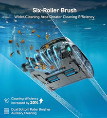 (2026 NEW) WYBOT B1 Cordless Robotic Pool Vacuum Six-Roller Brush