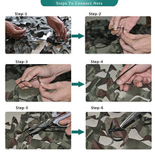 NICEFISH Camo Net Military Camouflage Netting Desert Digital 10x20M (33x66ft)