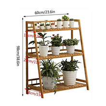 Multi-Layer Flower Stand Plant Table Display Rack Storage Rack Flower Pot Stand Flower Pot Accessories Rack Bookshelf Display Rack Used for Indoor Balcony Living Room (Size : 80cm) ()