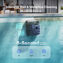 Beatbot Sora 10 Cordless Robotic Pool Vacuum Cleaner with iSkim 24/7 Cleaning Solar Powered Skimmer, Cleans Floor, Walls, Waterline and Surface-Royal Blue & Blue