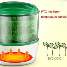 GUANKAOBING Double Layer Germination Tray, Automatic Seed Sprouter, Bean Sprout Machine with Double Germination Tray, Temperature Control, Automatic Mat