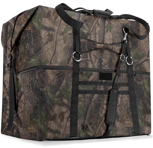 Xtreme Sight Line ~ G CUBƎ 450 Faraday Bag for Large Generators and Electronics ~ Protects Against EMP/CME/EMF/RF ~ Diamond Form Farday Lined Interior ~ Backwoods Camo