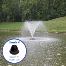 HALF OFF PONDS VXF Aerating Pond & Lake Fountain - 1 HP Pump | 3 Display Patterns | Color Changing Lights