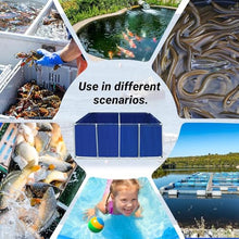 Canvas Fish Pond with Stand PVC Canvas Ponds with Drain Valve Temporary Holding Tank for Saltwater Fish Tarp Water Storage Pool for Koi Fish Turtles Swimming (1.5 * 1 * 0.7m)