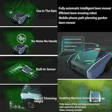 TYYMLY Robotic Lawn Mowe,Automatic Mower-Parallel Paths Mowing for Precise Boundary Wire Break Detection,Automatic Lawnmower with Smart Navigation(Grey)
