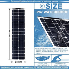 800 Watt Solar Panel Kit, 4 × 200 Watt Flexible Solar Power Panel Photovoltaic Module with 40A Solar Charge Controller Monocrystalline Solar Panel for Camping Off Grid Battery Charging Boat