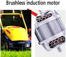 Rotary Mowers Electric Lawn Mower,Hand-Push Household Electric 1600W Lawn Mower Mowing,Width 40cm Use Area 1200m2 Capacity. GINOLEI