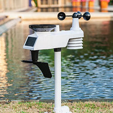 JDXQBLD Weather Station, WiFi Weather Station, Home Weather Stations with Rain Gauge, Wind Speed, Barometer, Moon Phase