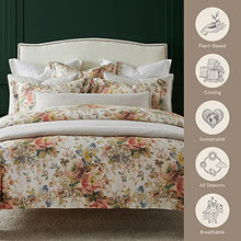 H HIEND ACCENTS Floral Bedding Jardin Lyocell King Comforter Set Salmon