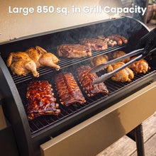 Jocoevol Wood Pellet Smoker 850sq. in Cook Area Grill Electric BBQ Grills
