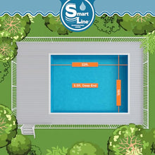 Smartline 16 ft x 32 ft Rectangle Swimming Pool Liner | Boulder Swirl