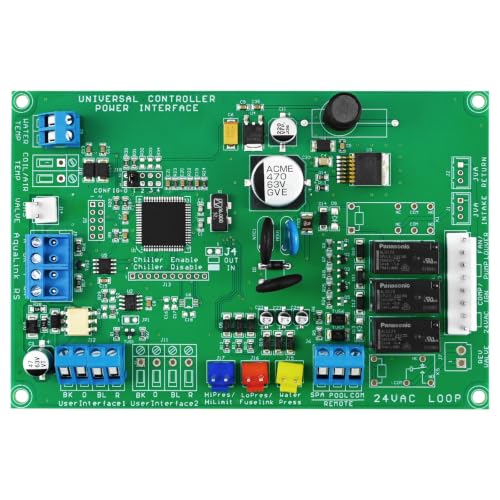 ZTLKSLL R0458200 Universal Power Control Board, Replacement for Zodiac Jandy R0458200, Compatible with Zodiac Jandy LXi Low NOx Pool and Spa Heaters