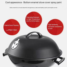 MZGYYD Portable Kettle Charcoal Grill,BBQ Grill with Temperature Control, Two Wheels for Outdoor Picnic Patio Backyard Camping