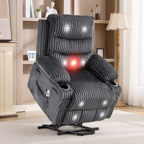 Garvee Oversized Power Lift Recliner Chair for Big and Tall with Wide Seat