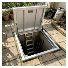 Outdoor Basement Cellar Door Cover, Hidden Crawl Space Access Door Interior