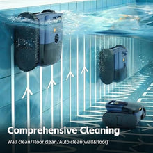 Pool Vacuum for Inground Pool & Above Ground Pool, Cordless Pool Cleaner with Smart Navigation, Self-Parking, LED Indicator, Wall&Waterline Cleaning Pool Robot up to 2150 Sq.ft