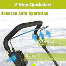 Ymnogjie 40V Cordless Snow Blower,Electric Snow Thrower Pro 2Batteries