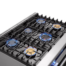 KOSTCH 36" Professional Propane Gas Range with Tilt Touch Control Panel, 6.2 cu ft True Convection Oven, 6 Burners Cooktop, Air Fry, Self-Clean (Stainless Steel)