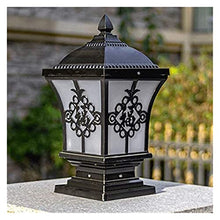 ALDEPO Courtyard Light Outdoor Pillar Lamp Garden Courtyard Fence Column Step Corridor Street Garden Fence Parking Lot Coffee Lighting (Color : Animal Horse)