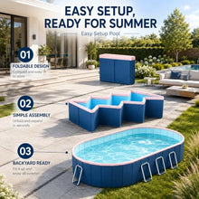 Foldable Pool,Non Inflatable Pool for Kids & Adults