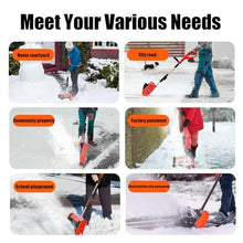 HYUIO Electric Snow Shovel/Snow Thrower,Snow Blower Cordless,Cordless Handheld Electric Snow Blower,Foldable Snow Blower,Electric Snow Blower,1Battery
