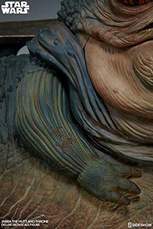Sideshow Star Wars Jabba The Hutt Throne Deluxe 1/6 Scale Figure Olive Green