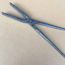 Blacksmith Tongs Blacksmith's Tong Flat Tongs Anvil Vise Forge 36-110 cm Blacksmith's Tongs for Engineer Blacksmith Forge,110cm