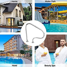 Pool Handrail Handle Grab Rails Swimming Pool Rail Pool Railing Swimming Pool Stair Rail 31In Swimming Pool Handrails,Pool Hand Rail Stair Rail W/Base Plate