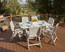 TREX Outdoor Furniture Yacht Club Highback 7-Piece Dining Set Tree House