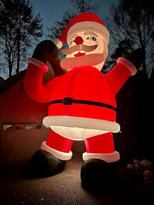 OZIS Giant 20Ft Inflatable Santa Claus Red