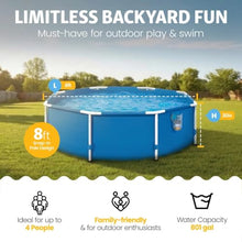 8' x 30" Outdoor Activity Round Frame Above Ground Swimming Pool Set