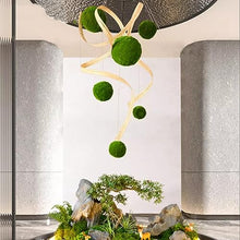 Artificial Moss Balls, Handmade Sphere Moss Hanging Balls for Home Garden Party Wedding Display Decorative, DIY Fake Moss Balls (Color : Green, Size : Diameter: 50cm/19.68in)