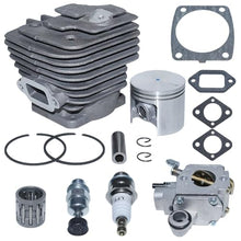 jinhuili 47mm Cylinder Piston Kit for Stihl MS361 MS 361 Decompression Valve Chainsaw Replacement Spare Tool Part