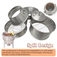 BEILOCKERY Commercial 410 Stainless Steel Charcoal Roast Duck Oven