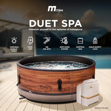 MSpa 6-Person Inflatable Hot Tub, Duet Round Bubble Massage Spa