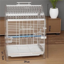 Large Clear Bird Cage Villa, Panoramic Transparent Splash Proof Home Cage