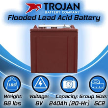 Banshee Trojan T-125 6V 240AH DEEP Cycle Flooded Battery