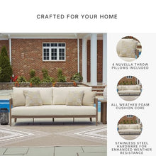 Signature Design by Ashley Serene Bay Outdoor Sofa, Fully Assembled, 88 in