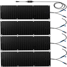 Heated Snow Melting Mat for Stairs, Snow Melting Non-Slip Walkway Heated Outdoor Mat, IPX6 Waterproof, Heated Mats for Winter Snow Removal, for Residential and Industrial Use,4pcs-30 * 60cm