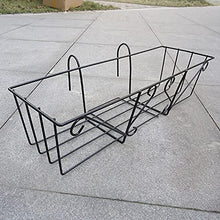 Hanging Balcony Flower Pot Brackets Holder Box Stand Rack Railing Shelf Patio Deck Plant Planter Container Accessories 1ZHIWUJIAL-7-10-E