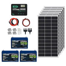 ExpertPower 3.8KWH 12V Solar Power Kit | LiFePO4 12V 100Ah, 600W Solar Panels, 40A MPPT Solar Charge Controller | RV, Trailer, Camper, Marine, Off Grid