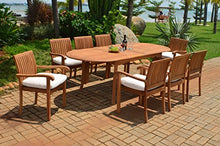 WholesaleTeak Qty 6 - Napa Stacking Arm/Captain Grade-A Teak Wood Luxurious Dining Chair #WHDCARNP6