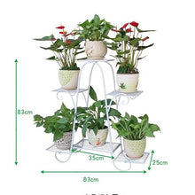 TBNLASS Iron Flower Stand Ground type Plant Balcony Living Room Indoor Multi Layer