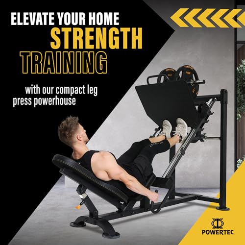 Powertec Fitness Leg Press Machine Black