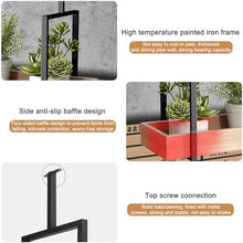 MARIYCH Modern Floating Display Plant Shelf, Ceiling Mounted Flower Pot Display Holder, Multi-Purpose Hanging Flower Rack for Living Room, Bedroom, Kitchen Shelf