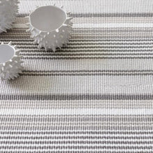 Dash & Albert Gradation Ticking Grey Striped Indoor/Outdoor Rug, 7'6"x9'6"