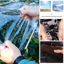 Transparent Tarpaulin Waterproof, Heavy Duty Protective Tarpaulin, 0.35mm Thick, Outdoor PVC Plastic Tarp Curtains, Gazebo Pergola Carport Side Panels, Clear Plant Covers,C-5×5m/16.4×16.4ft