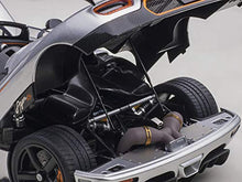 AUTOart Koenigsegg Agera RS 1/18 Model Car Moon Silver with Orange Accents