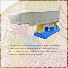 INTSUPERMAI Vibration Feeder Vibrating Feeder Machine Micro Electromagnetic Vibrating Feeding Machine Shaking Feeding Machine with Controller for Powder and Granular Materials,110V